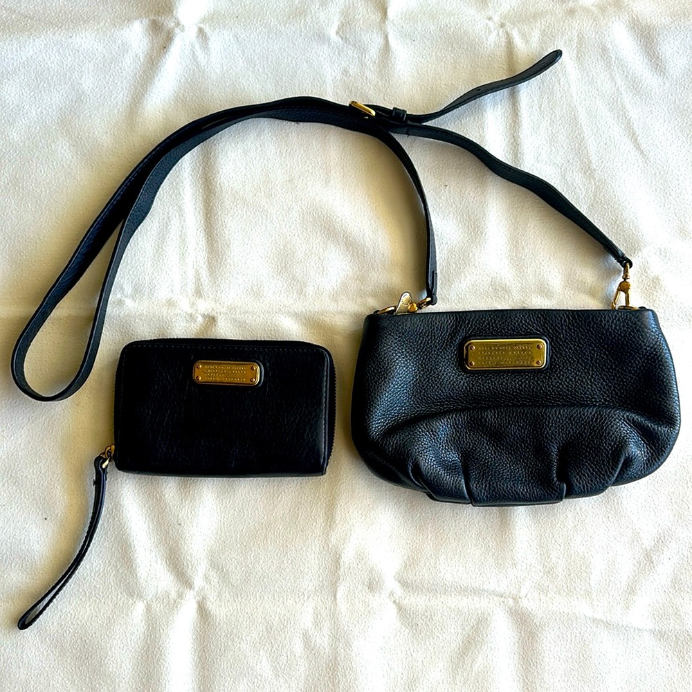 Marc by Marc Jacobs Percy Leather Crossbody Purse + Wallet AMAZING Bundle DEAL!